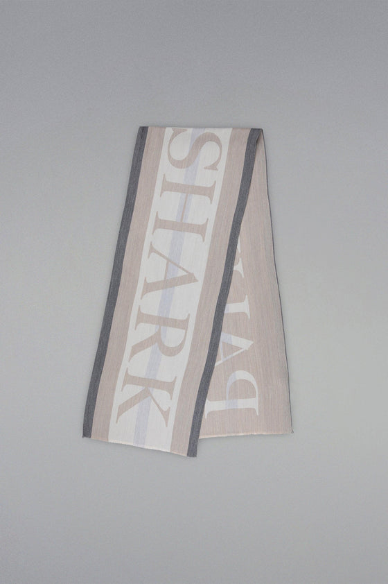 Paul & Shark - Écharpe de laine et soie avec lettrage - LE CAPITAINE D'A BORD