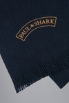 Paul & Shark - Écharpe de tricot laine avec broderie - LE CAPITAINE D'A BORD