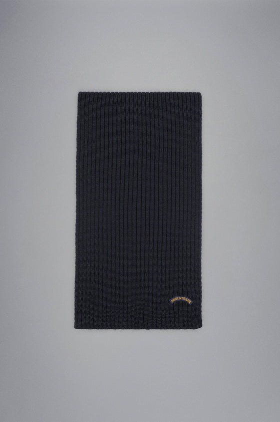 Paul & Shark - Écharpe de tricot laine avec écusson - LE CAPITAINE D'A BORD