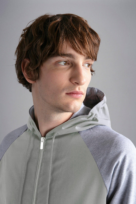 Paul & Shark - Hoody Loro Piana Green Storm System™ - LE CAPITAINE D'A BORD