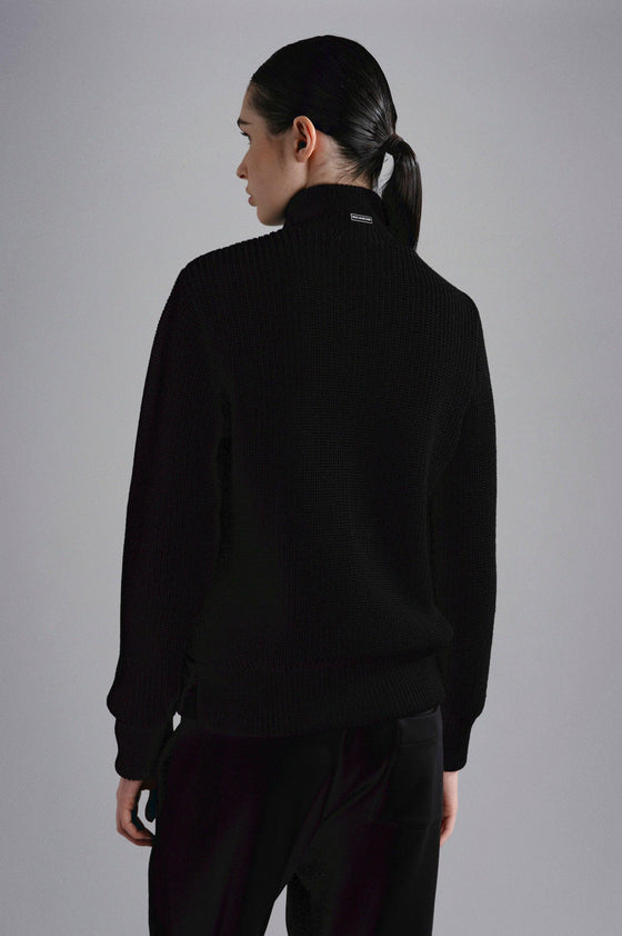 Paul & Shark Ladies - Cardigan de laine avec devant matelassé pour femme - LE CAPITAINE D'A BORD