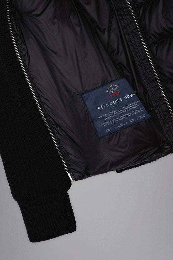 Paul & Shark Ladies - Cardigan de laine avec devant matelassé pour femme - LE CAPITAINE D'A BORD