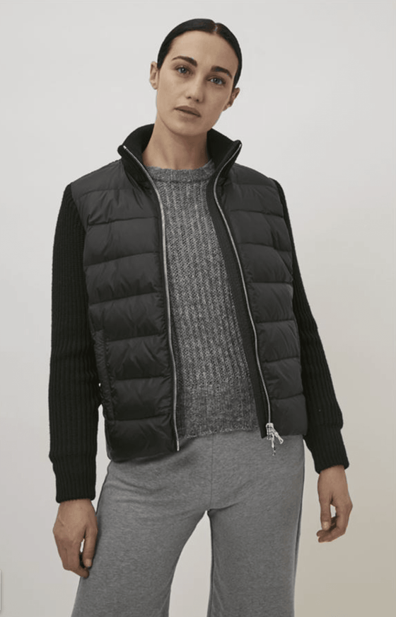 Paul & Shark Ladies - Cardigan de laine avec devant matelassé pour femme - LE CAPITAINE D'A BORD