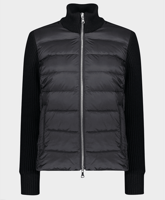 Paul & Shark Ladies - Cardigan de laine avec devant matelassé pour femme - LE CAPITAINE D'A BORD