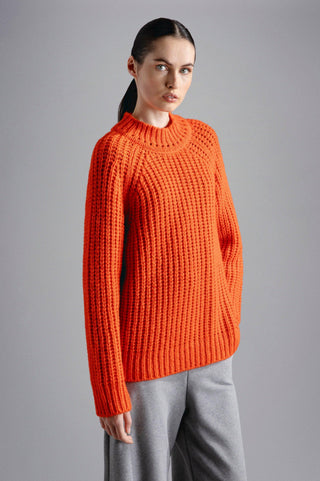 Paul & Shark Ladies - Chandail col rond d'alpaga et laine pour femme - LE CAPITAINE D'A BORD