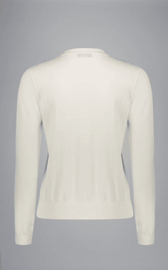 Paul & Shark Ladies - Chandail col rond de laine extra fine pour femme - LE CAPITAINE D'A BORD