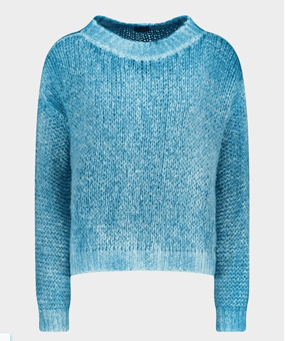 Paul & Shark Ladies - Chandail col rond de laine traitement délavé pour femme - LE CAPITAINE D'A BORD