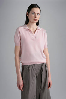  Paul & Shark Ladies - Col polo manches courtes de laine extra fine pour femme - LE CAPITAINE D'A BORD