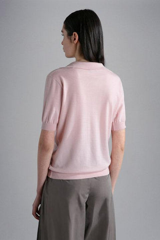 Paul & Shark Ladies - Col polo manches courtes de laine extra fine pour femme - LE CAPITAINE D'A BORD
