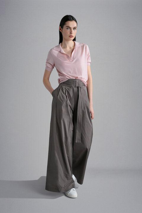 Paul & Shark Ladies - Col polo manches courtes de laine extra fine pour femme - LE CAPITAINE D'A BORD