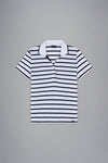 Paul & Shark Ladies - Polo manches courtes rayé de coton - LE CAPITAINE D'A BORD