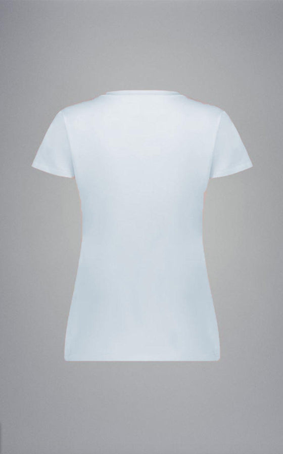 Paul & Shark Ladies - T-shirt manches courtes de coton avec requin Swarovski pour femme - LE CAPITAINE D'A BORD