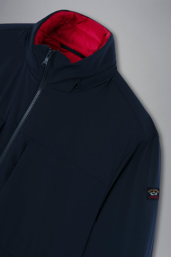 Paul & Shark - Manteau court matelassé duvet RE-4X4 Stretch avec doublure contrastée - LE CAPITAINE D'A BORD