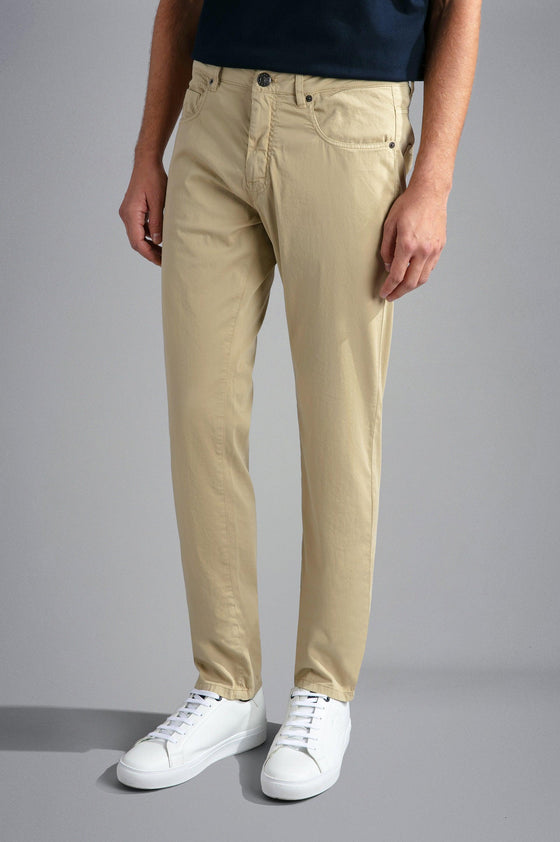 Paul & Shark - Pantalon 5 poches de soie et coton - LE CAPITAINE D'A BORD