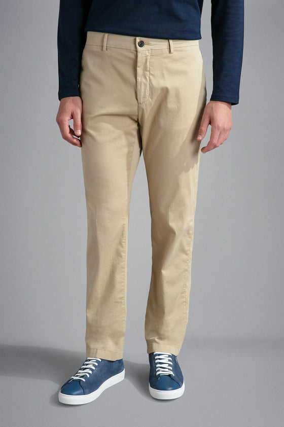 Paul & Shark - Pantalon chino de soie et coton - LE CAPITAINE D'A BORD