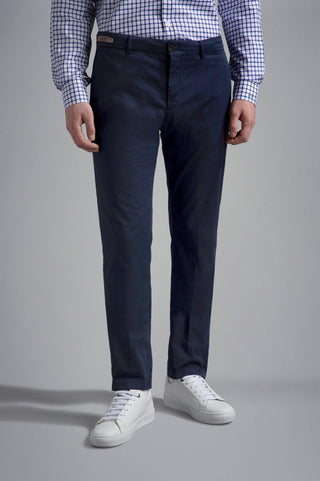 Paul & Shark - Pantalon chino de soie et coton - LE CAPITAINE D'A BORD