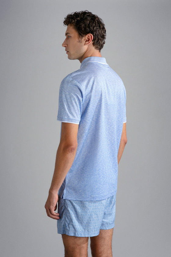 Paul & Shark - Polo manches courtes coton et soie - LE CAPITAINE D'A BORD