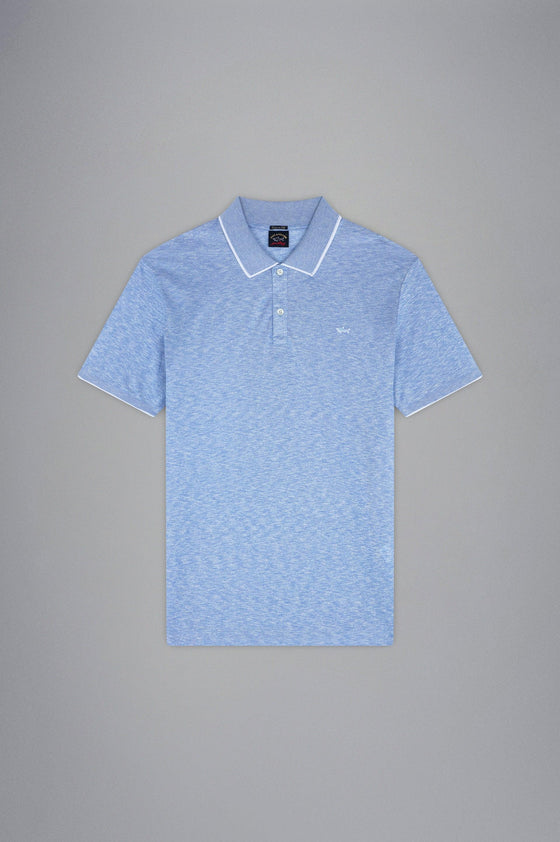 Paul & Shark - Polo manches courtes coton et soie - LE CAPITAINE D'A BORD