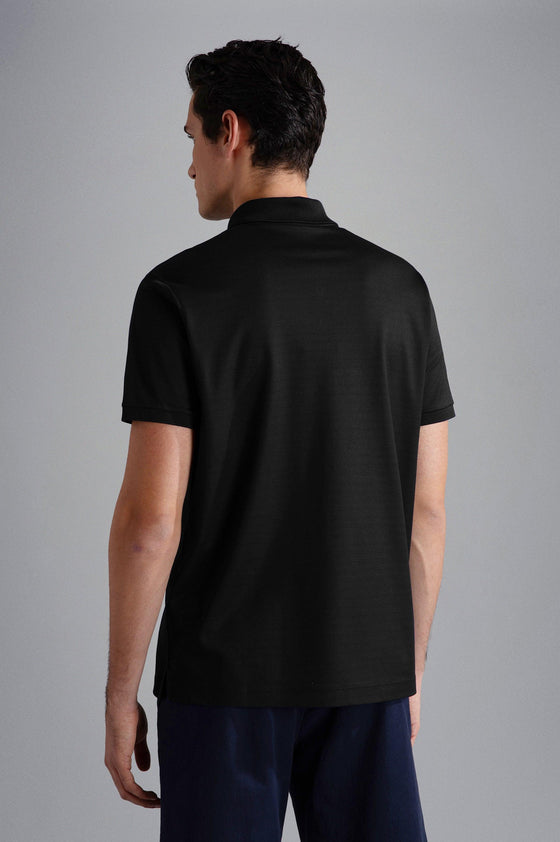 Paul & Shark - Polo manches courtes coton piqué requin métallique - LE CAPITAINE D'A BORD