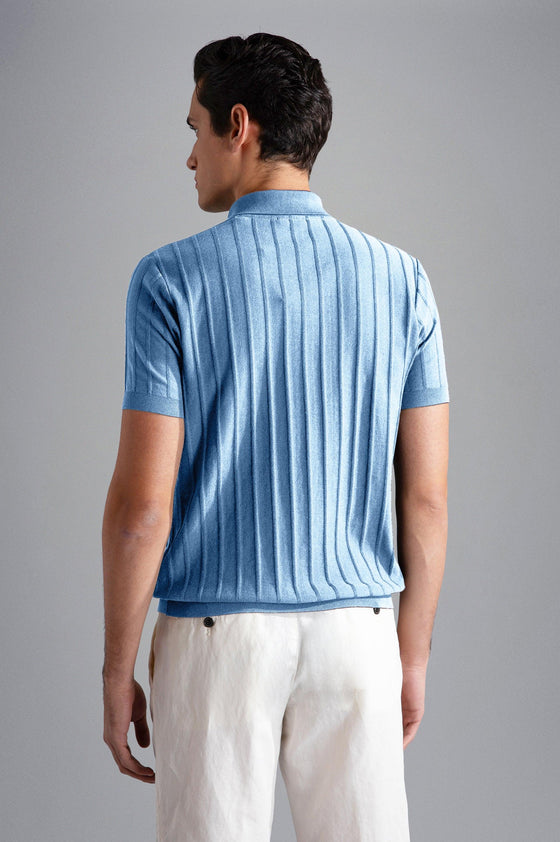 Paul & Shark - Polo manches courtes de coton Riviera - LE CAPITAINE D'A BORD