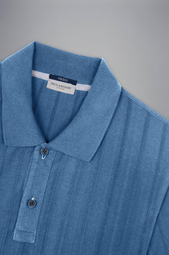 Paul & Shark - Polo manches courtes de coton Riviera - LE CAPITAINE D'A BORD