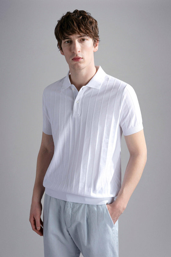 Paul & Shark - Polo manches courtes de coton Riviera - LE CAPITAINE D'A BORD