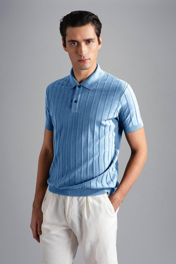 Paul & Shark - Polo manches courtes de coton Riviera - LE CAPITAINE D'A BORD