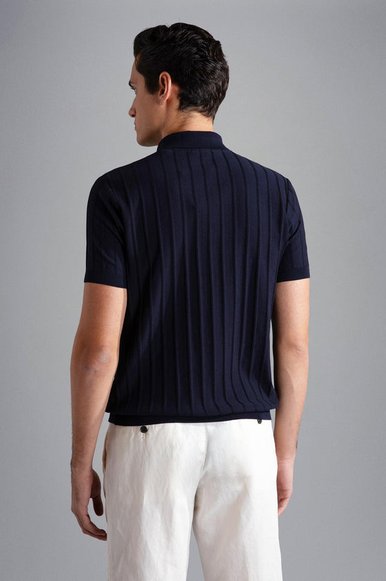 Paul & Shark - Polo manches courtes de coton Riviera - LE CAPITAINE D'A BORD