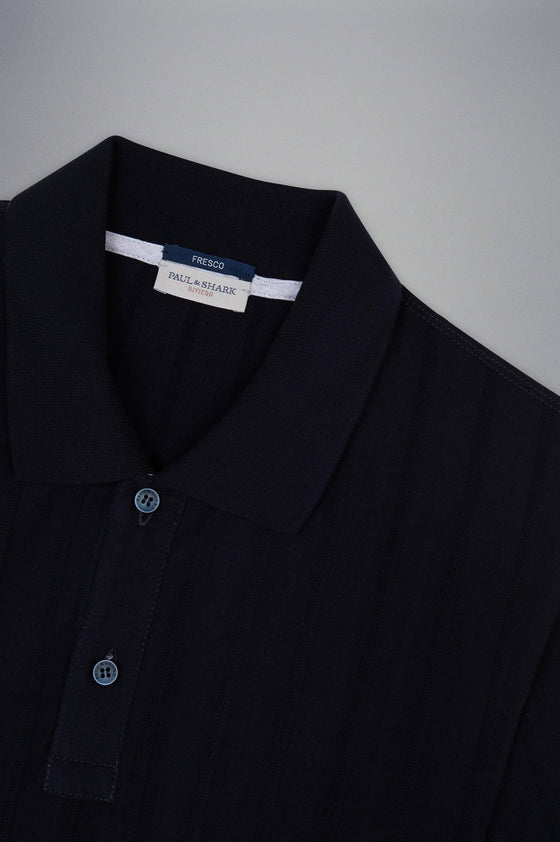 Paul & Shark - Polo manches courtes de coton Riviera - LE CAPITAINE D'A BORD