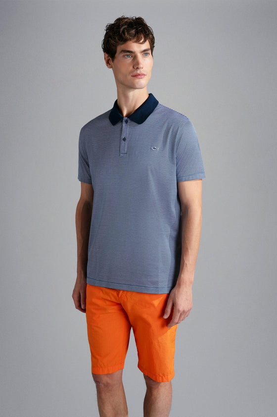 Paul & Shark - Polo rayé manches courtes coton jersey - LE CAPITAINE D'A BORD