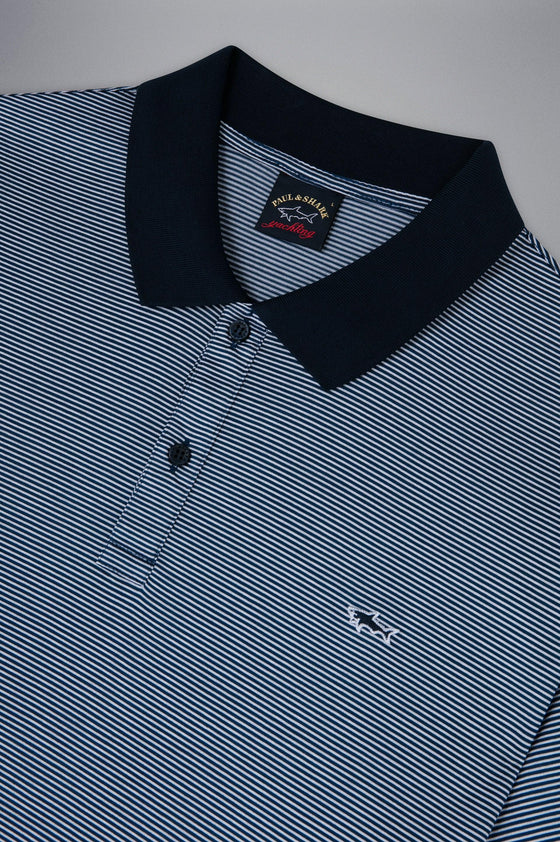 Paul & Shark - Polo rayé manches courtes coton jersey - LE CAPITAINE D'A BORD