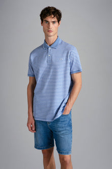  Paul & Shark - Polo rayé manches courtes coton piqué - LE CAPITAINE D'A BORD