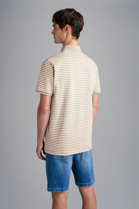 Paul & Shark - Polo rayé manches courtes coton piqué - LE CAPITAINE D'A BORD