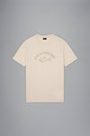 Paul & Shark - T-shirt manches courtes de coton logo doré - LE CAPITAINE D'A BORD