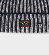 Paul & Shark - Tuque de laine 2 tons avec badge Fisherman - LE CAPITAINE D'A BORD