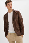 Regency - JOSHUA-N - Leather Blazer - LE CAPITAINE D'A BORD