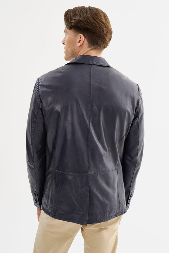 Regency - JOSHUA-N - Leather Blazer - LE CAPITAINE D'A BORD