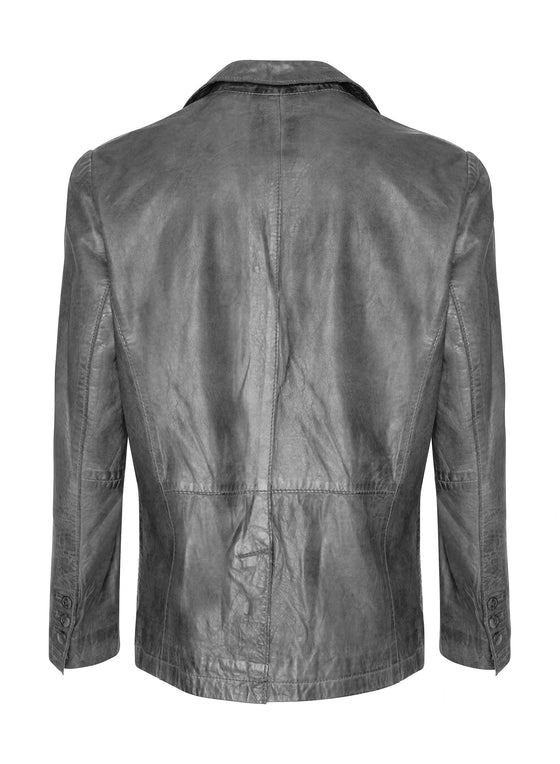Regency - JOSHUA-N - Leather Blazer - LE CAPITAINE D'A BORD