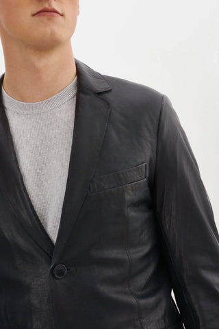 Regency - JOSHUA-N - Leather Blazer - LE CAPITAINE D'A BORD