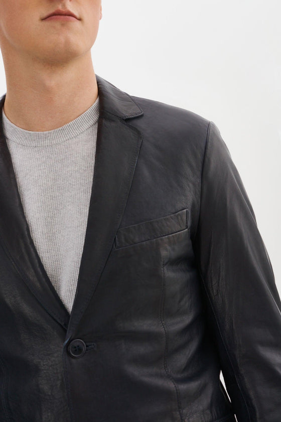 Regency - JOSHUA-N - Leather Blazer - LE CAPITAINE D'A BORD