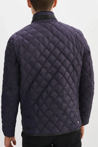 Regency - Major - Manteau matelassé avec cuir - LE CAPITAINE D'A BORD
