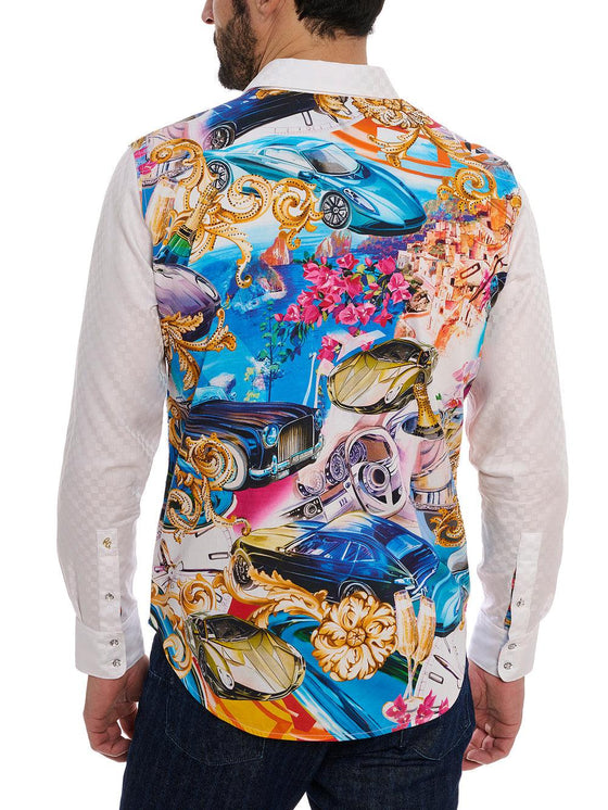 Robert Graham - Chemise BEHIND THE WHEEL Édition Limitée - LE CAPITAINE D'A BORD