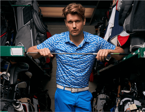 Robert Graham - Polo manches courtes performance Tequila Sunrise - LE CAPITAINE D'A BORD