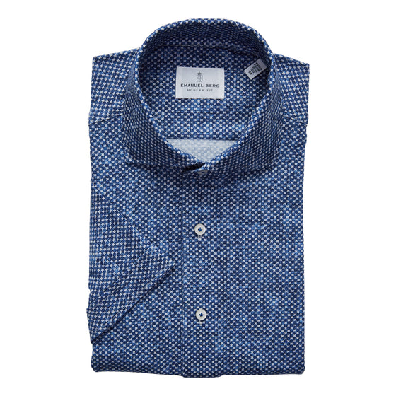 Emanuel Berg - Chemise manches courtes de coton Premium Jersey