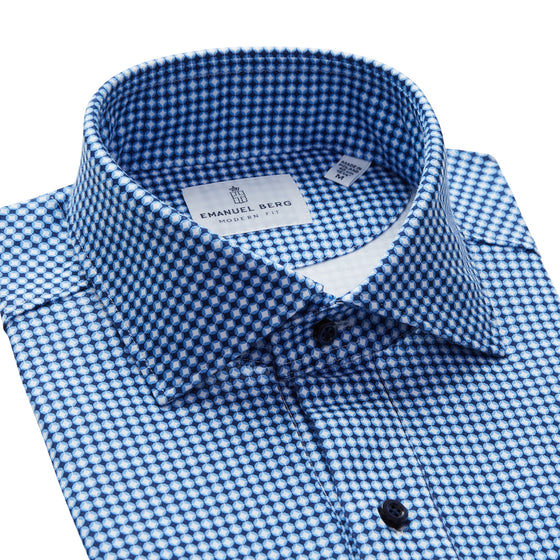 Emanuel Berg - Polo manches courtes de coton Albini 4Flex