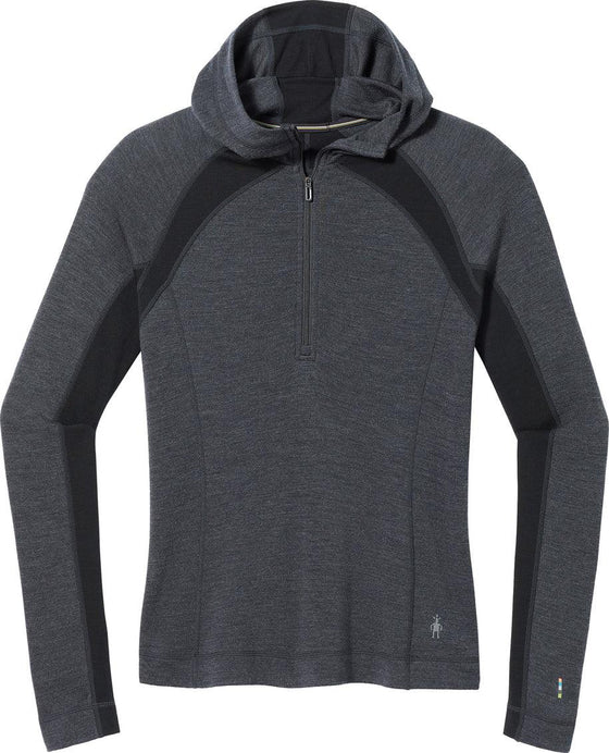Smartwool - Women's Classic Thermal Merino Base Layer 1/2 Zip Hoodie Boxed - LE CAPITAINE D'A BORD