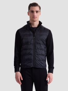  Bugatchi - Cardigan zip matelassé Soft Touch