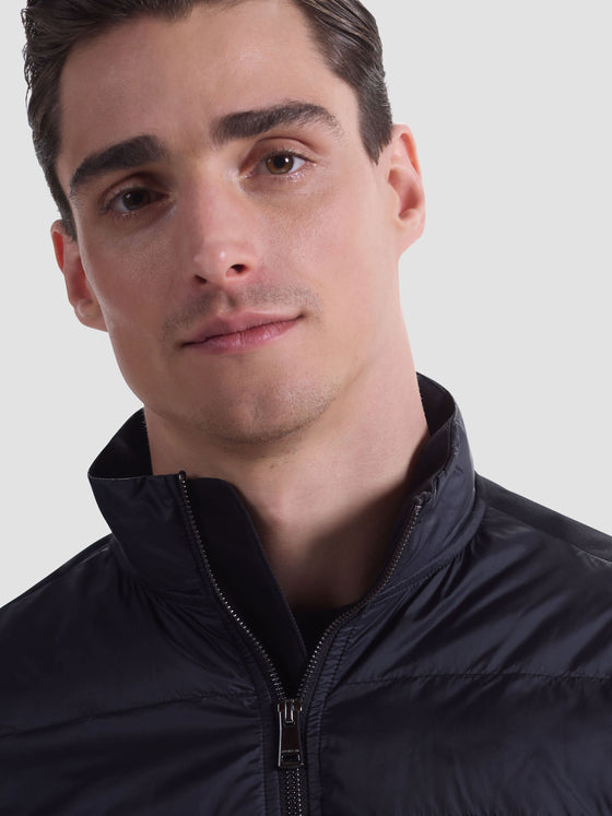 Bugatchi - Cardigan zip matelassé Soft Touch