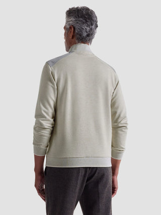 Bugatchi - Chandail col zip de coton et modal