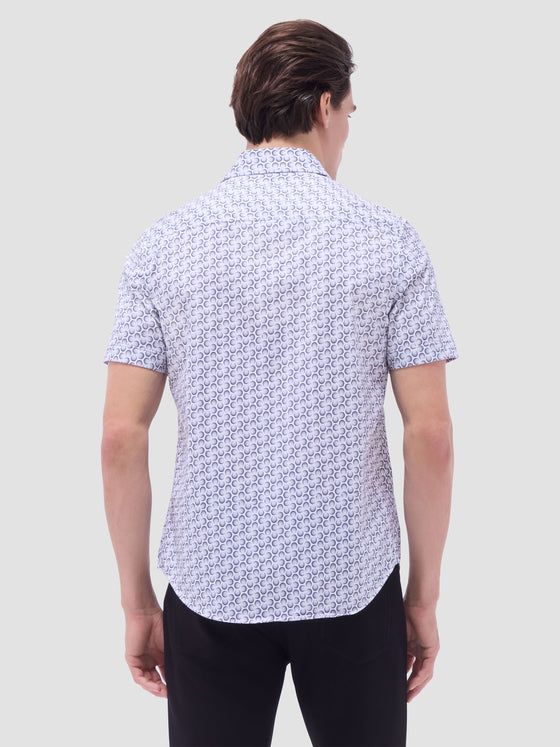 Bugatchi - Miles - Chemise motif pois manches courtes OOOHCOTTON©